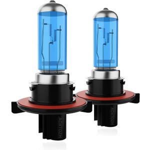 Headlight Bulbs Fit for 2014-2020 Kia Soul,9008 High Low Beam Light Bulbs,Halogen Headlights,300% Brightness,Plug and Play,6000K White,2 Pcs