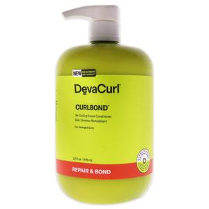 DevaCurl CurlBond Re-Coiling Cream Conditioner | Re-links Broken Bonds | Strengthens| Seals Split Ends | Preserves Color Up to 30 Washes