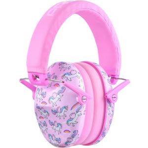 PROHEAR 032 Kids Ear Protection - Noise Cancelling Headphones Ear Muffs for Autism, Toddlers, Children - Pink