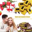 2 x Gold Foil Candy Wrappers, 200 Pcs Chocolate Bar Wrappers, 6.3 * 7.5in Food-Grade Wrapping Paper for Candy Packaging, DIY Crafts, Packing Gifts(Gold)