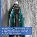 Rowenta Pro Master Stainless Steel Soleplate Steam Iron for Clothes, Anti-Drip Protection, 210 g/min, 400 Microsteam Holes, 1775 Watts Iron Steamer for Clothes, Powerful Steam DW8360