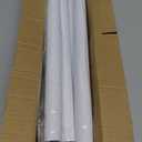 CorkLatta White Shower Curtain Rod 31 to 80 Inch,1 Inch Diameter Adjustable Spring Tension Stainless Steel Telescoping Rod,Easy Install,No Rust