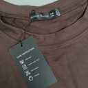 ARRIVE GUIDE Crop Top Athletic Shirts for Women Cute Sleeveless Yoga Tops Running Gym Cotton Cropped Workout Clothes (Small, Brown)