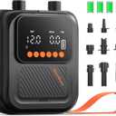 Rechargeable Paddle Board Pump, 2025 Portable SUP Air Pump with Dual Stage Inflation, 3x4500MAH, Up to 20 PSI, 30% Faster with Auto-Off, Ideal for Kayaks, Boats, and Tents (Black)