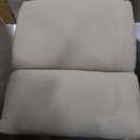 Yaheetech Rocking Chair, Modern Glider Chair, Recliner Armchair with Wood Legs and Side Pocket, Nursery Rocking Accent Chair with High Back for Living Room Bedroom, Beige