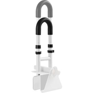 Adjustable Bathtub Grab Bar for Seniors - 3-Level Height Adjustment (13.7"-15.7"), Fits Tub Walls 3"-7", Safety Rail for Elderly & Disabled, Non-Slip Handle for Bathtub, Supports 300 lbs
