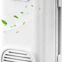 uahpet Bathroom Air Freshener, Plug in Air Purifier with Negative Ion, Nano & Fan-Powered, No Scent & No Refills Triple Home Deodorizer for Toilet, Bathroom, Kitchen, Garage Odors