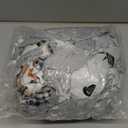 Horaldaily 6PCS Christmas Dining Chair Covers,Grey Snowman Stretch Removable Washable Slipcover Chair Protector for Dining Room Home Decor