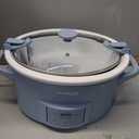 Crock-Pot Design Series 7-Quart Programmable Slow Cooker, Morning Haze Blue