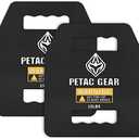 PETAC GEAR Tactical Weights Plates For Weighted Vest For Men Workout,5/10/15/20 LBS Weight Strength Training Vests Equipment Workout Gear