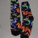 Cute Novelty Crew Socks, Funny Athletic Crazy Dress Socks Gift For Men Women (One Size, Dragon)