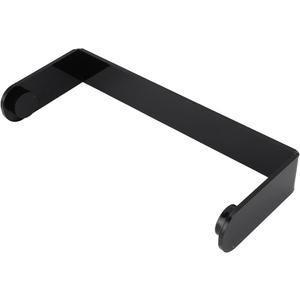 Acrylic Paper Towel Holder Under Cabinet Self Adhesive Paper Towel Rack Kitchen Roll Dispenser Under Counter Paper Towel Holder for Kitchen Bathroom Organizer (Black)