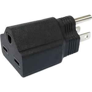 BloomGrow 240V to 120V US Power Plug Adapter 6-15P to 5-15R US Plug Adapter Electrical Converter for US (1 PC)