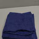 BOUTIQUO Ultra Soft Cotton 6 -Piece Hand Towel Set 16x24 Inch, Ideal for use in Bathroom, Kitchen, Gym, Spa & General Cleaning, Compact & Lightweight Multi Purpose Hand Towels - Navy Blue