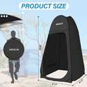AKOZLIN Portable Pop Up Shower Tent Instant Privacy Dressing Changing Tent Outdoor Shower Room Camp Toilet Tent, 6.2ft-high-47.2"width