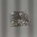 40 Pcs Shelf Support Pegs, 1/4 Inch Diameter Shelf Bracket Pegs with Hole, Nickel Plated L-Shaped Clips for Kitchen & Bookcase Shelf Cabinet Furniture Closet Shelf Pins Support