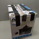 Architectural Mailboxes Hamilton Secure, Locking USPS Approved Heavy Duty, Cast Aluminum Metal Post Mounted Mail Box for Outside, Black Large Curbside Mailbox with Magnetic, Lockable Double Doors