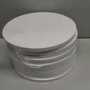 Oungg 14 Pack 12 Inch Cake Drum, Cake Boards 12 Inch Round, 1/2" Thick Cardboard Cake drums with Food Grade, White and Modern Style for Bases Para Pasteles.