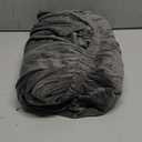 Turquoize Bar Stool Covers 4 Pack Bar Stool Covers with Backs Barstool Covers Velvet Bar Stool Seat Covers Slipcover Pub Counter Stool High Back Chair Covers, Thick Soft Modern Style, Grey, 4