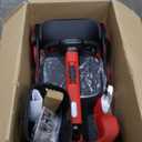 S3 Foldable Mobility Scooter for Seniors, Adults - 25 Miles Range, 6mph, 265lbs Loading, Lightweight Powered Mobility Scooter with PAI Safety System & 4 Wheels for Outdoor Travel, Red