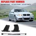 3Pcs Carbon Fiber Cup Holder Trim Driver & Passenger Side Retractable Set