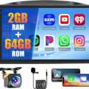 2+64G Radio for Jeep Grand Cherokee 2005 2006 2007 CarPlay Car Stereo10.1 Touchscreen Android 15 Android Auto Backup Camera GPS FM RDS EQ 28UI