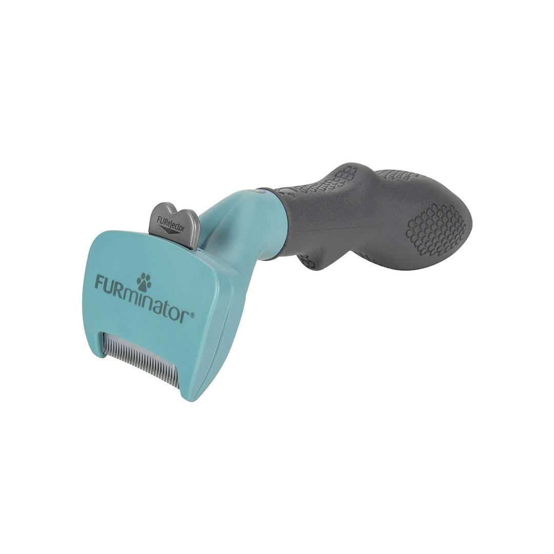 FURminator deShedding Tool For Small Cats, Short Hair, Removes Loose Hair From Shedding