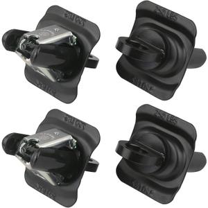 Tie Down Anchor for Truck Bed Rail System 23146899 4pcs Compatible with 2014-2025 Chevy Silverado/GMC Sierra 1500 2500 3500 Colorado Canyon Cargo Bed Accessories Parts (M4)