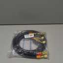 Hose Set, 5 ft L, Black, 800 psi