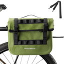 ROCKBROS Bike Panniers 15L Capacity Waterproof Bike Rack Bag Cycling, Green