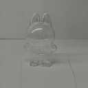 Protective Case Compatible with LABUBU Doll - Crystal-Clear Hard Display Box with Keychain & Dustproof Cover, Secure Backpack Hooks for Shelf/Outdoor Showcase (Doll Not Included)Standing