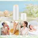 Teenyyou 50 Pcs 60ml/2oz Empty Deodorant Containers Twist Up Plastic Filling Bottle Refillable Deodorant Holder Tube for Homemade DIY Lipstick Sunscreen Balm Lotion Bar (White)