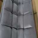 Futon Sofa Bed, Modern Sleeper Sofa Bed with Reversible Backrest, Convertible Couch Bed Sleeper for Home, Office, Apartment, Gray