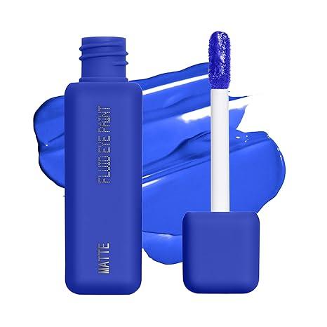 about-face Matte Fluid Eye Paint Sweet Disposition  High-Pigment Liquid Eyeshadow, Long-Lasting, No-Budge Matte Finish, Vegan & Cruelty-Free (Cornflower Blue)
