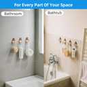 2 x Sailboat Key Holder and Teacup Hook - Nautical Wood Wall Decor for Small Space Organization, Coffee Bar Entryway - Set of 3