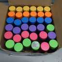 JOYIN 36 Pcs Bubble Bottles with Wand Assortment for Kids, 4oz Blow Bubbles Solution Novelty Summer Toy - Activity Party Favor Assorted Colors Set, Party Favors, Birthday