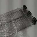 Kalimdor Drawer Dividers 4 Pack 3.4" High, 11-21" Adjustable Dresser Drawer Organizers for Clothes, Clear Plastic Separators for Dresser, Kitchen and Office Organization and Storage