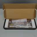 Bread Slicer for Homemade Bread-Adjustable Wooden Sourdough Bread Knife with Thickness Guide,Cutter Tools for Crusty Sourdough & Baguette,Ambidextrous Use,Gift for Baker (Brown)