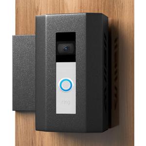 Bleu Clair Anti-Theft Doorbell Mount All Metal No Need to Drill Not Block Doorbell Motion Sensor Compatible with Ring & Other Video Doorbells for Home Rentals Office Room Apartment