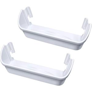 2 pack 240323001 Refrigerator Door Bin, Refrigerator Side Shelf Replacement Part, (15.95in long), Fit for frigidaire kenmore, Replace AP2115741, PS429724, AH429724, 240323007, (DONT fit freezer door)