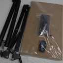 Tablet Floor Stand with Double Weight Base, Overhead Bed Phone Mount Height Adjustable Arm Stretchable Stand Holder, Compatible with iPad Mini Air Pro, Galaxy Tab, Kindle, Switch, Cell Phones