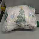 Bedsure White Christmas Throw Blanket - Soft and Warm Sherpa Christmas Reindeer Throw Blankets for Couch, Sofa, Bed, Decoration Gift 50"x60"