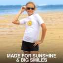 Kanu Surf Girls Karlie Rash Guard UPF 50+ Sun Protection Short Sleeve Swim Shirt (10, Annie White)