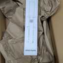 Adjustable Metal Leaf Rake Long Handle, Garden Rakes for Lawns Heavy Duty Leaves with Expandable Head 8-17", Yard Women Kids Rake for Gardening RV Camping