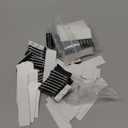 Magnetic Name Tags, 50-Pack Engravable Name Badge with Magnetic Backing, Reusable Name Tags(1" X 3")