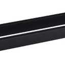 GERZWY 24-Inch Bathroom Towel Bar Stainless Steel Bath Towel Rack Contemporary Style Wall Mount Matte Black HG1701(60)-BK