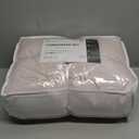 KASENTEX Queen Size Pink Comforter Set 3 Piece,Seersucker Breathable Fabric,Lightweight Fluffy Down Alternative,Box Stitch Quilting, All Season Machine Washable with 2 Pillow Shams