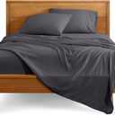 Bare Home King Sheet Set - 1800 Ultra-Soft Microfiber King Bed Sheets - Double Brushed - Deep Pockets - Easy Fit - Extra Soft - 4 Piece Set - Bedding Sheets & Pillowcases (King, Forged Iron Grey)