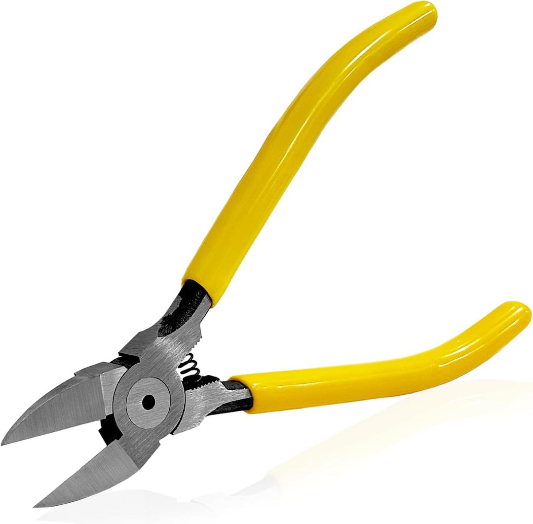 Wire's Cutting Diagonals Cutting Pliers - Flushes Cutter's, Small Cutterr Snips,Flushes Pliers, Wire's Cutterr for Crafting, Jewelry Making, Soft Copper Wire, Floral. ect. (6 inch)