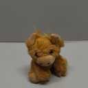 12 Pcs Stuffed Animal Stuffed Plush Toys 6 inch Realistic Soft Decor Doll for Stress Relief Boys Girls Birthday Favors Gifts Forest Party Decor (Highland Cows)